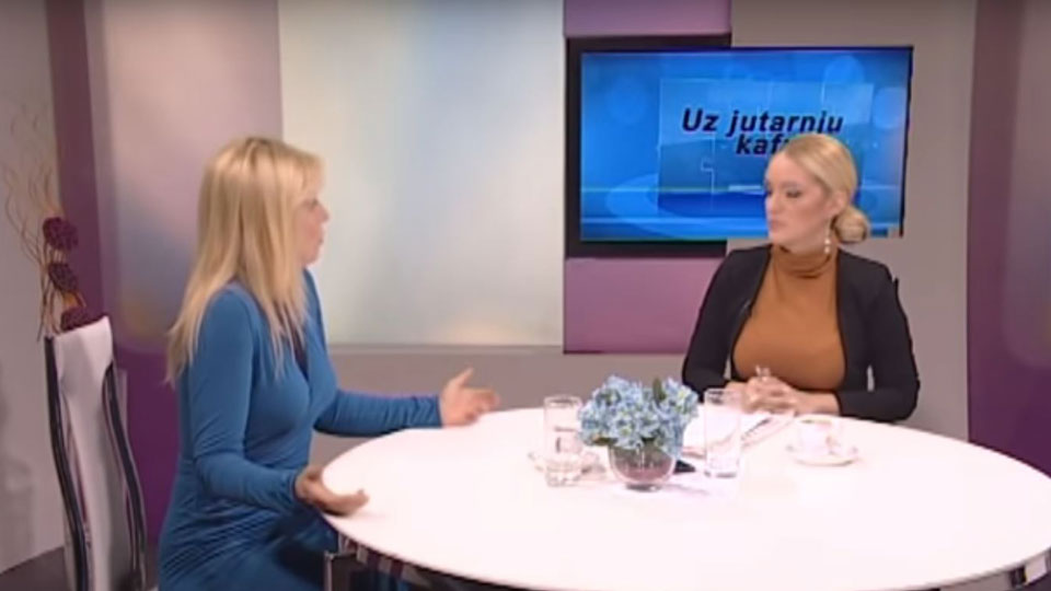 Marija Janjušević, „Uz jutarnju kafu“, TV Naša